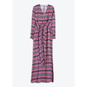 NEW VILAGALLO women's roberta maxi dress in muliticolor